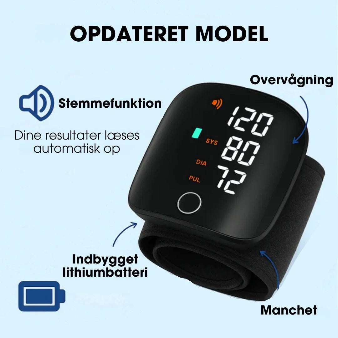 PharmaTrack™ | Pålidelig blodtryksmåling gjort enke