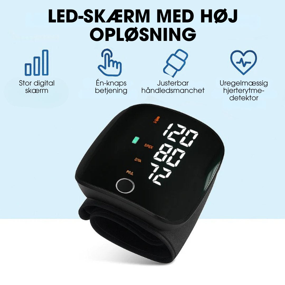 PharmaTrack™ | Pålidelig blodtryksmåling gjort enke